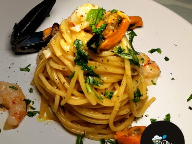 49 – Spaghetti con gamberoni e cozze 9