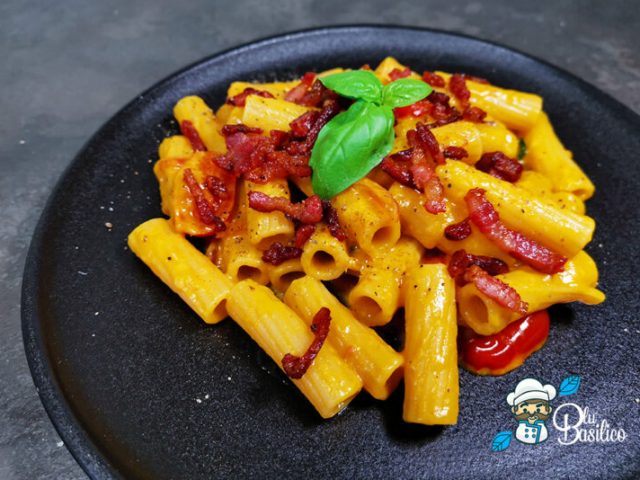 100 – Pasta con crema di peperoni gialli 6