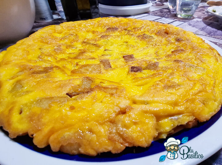 frittata di patate con uova di papera