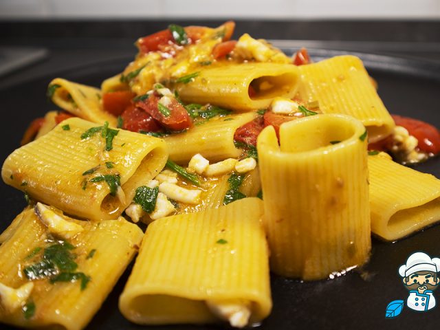 167 – Paccheri con filetto di spigola e pomodorini 3